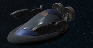 hovercraft vehicle 3D model