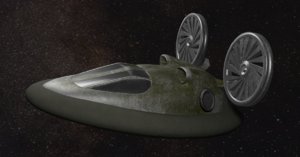 3D hovercraft model