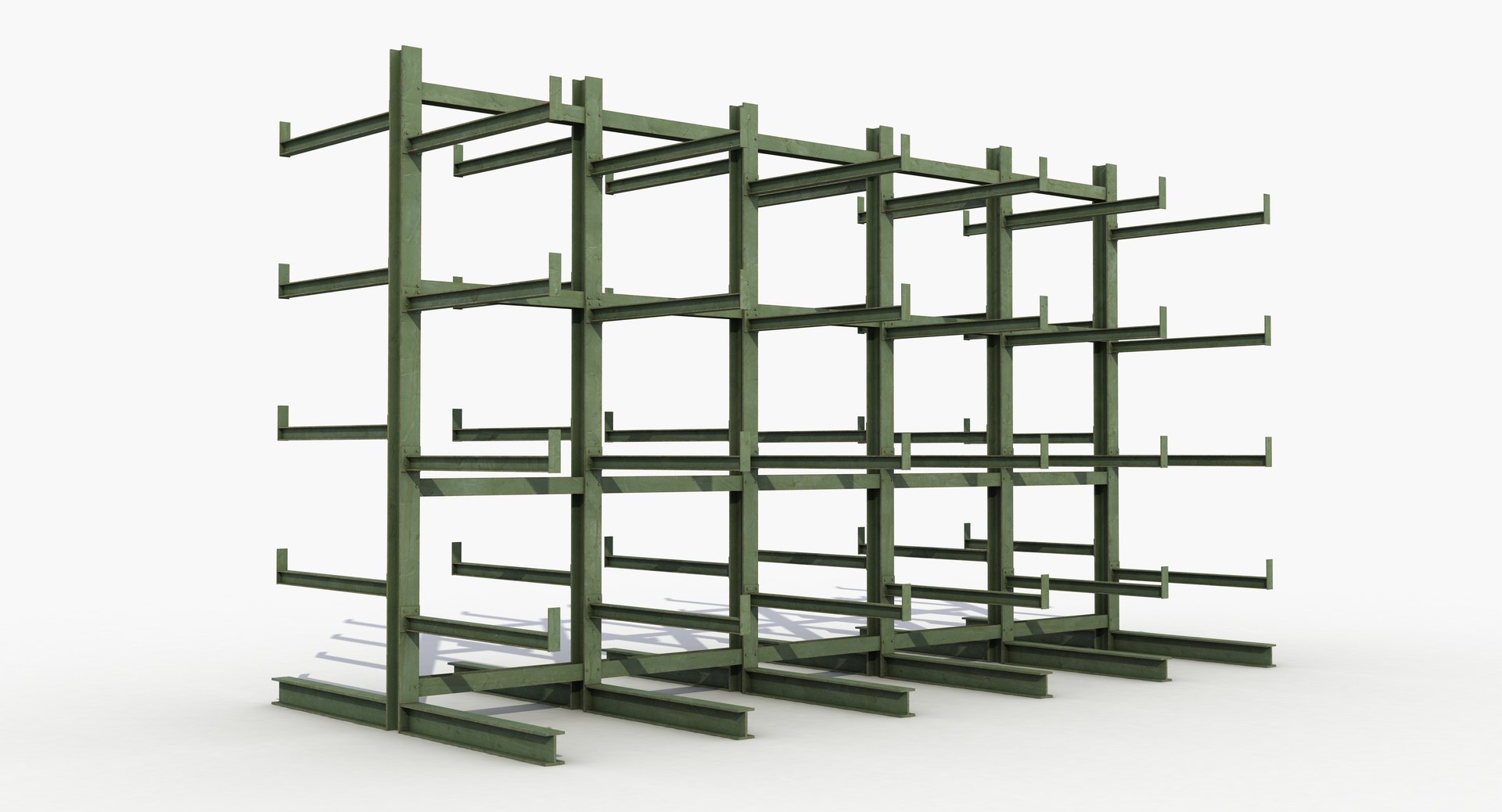 Steel Storage Rack 3 3D 모델 - TurboSquid 1624275