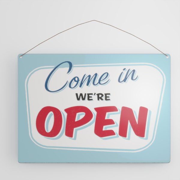 3D vintage open sign model - TurboSquid 1624292