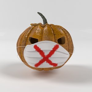 halloween pumpkin 3D model