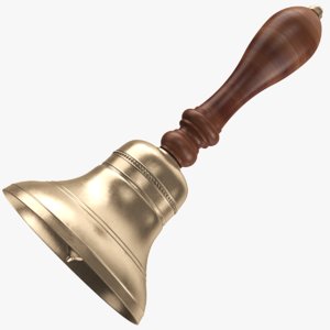 3D real hand bell model