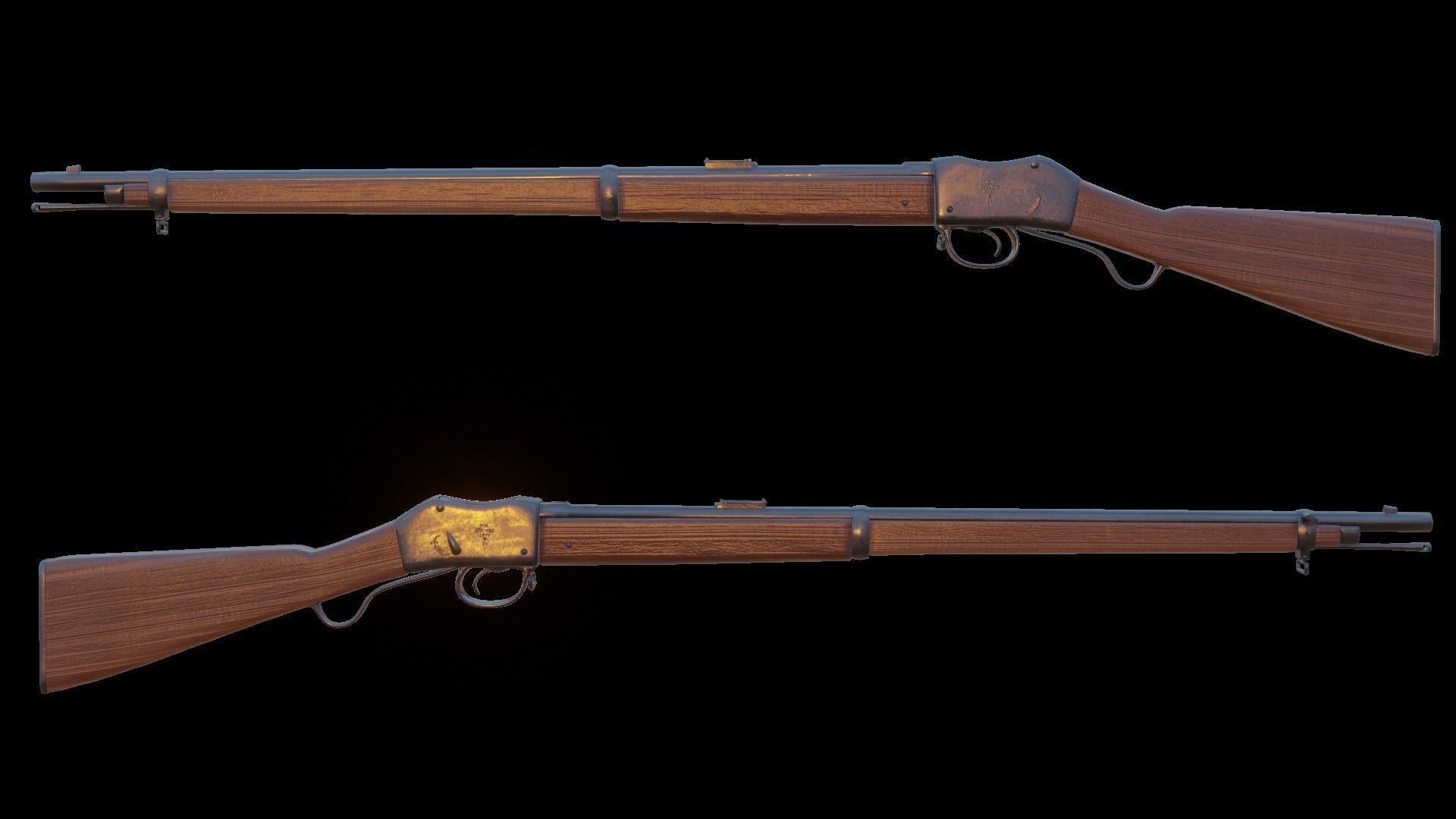 Martini henry rifle 3D TurboSquid 1624472