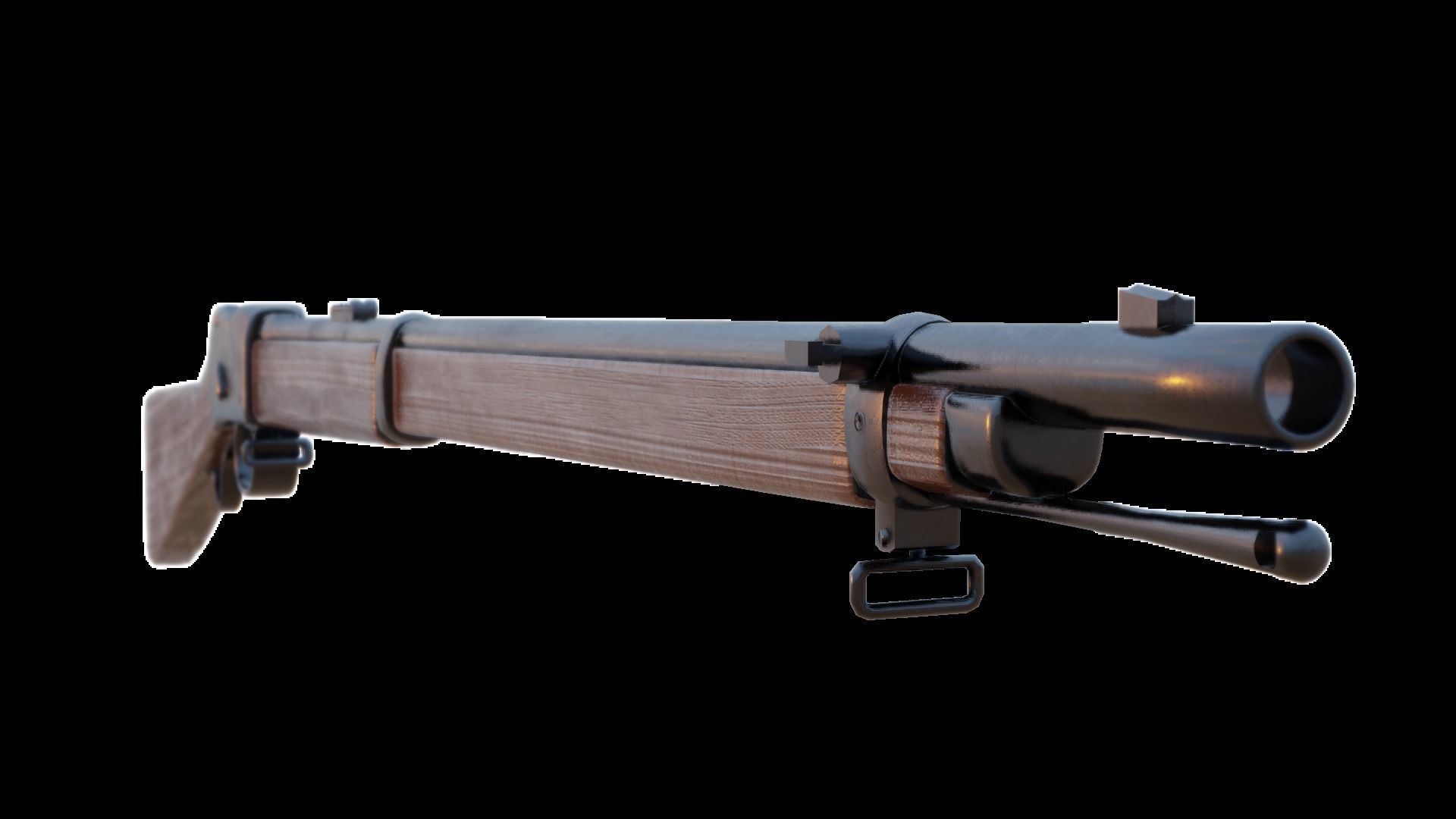 Martini henry rifle 3D TurboSquid 1624472
