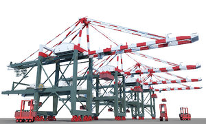 gantry crane 3D