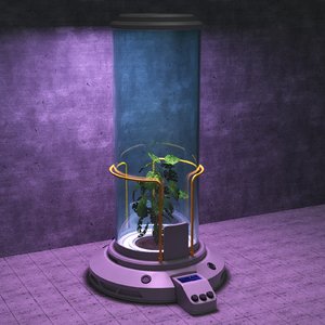 plant incubator 3D model