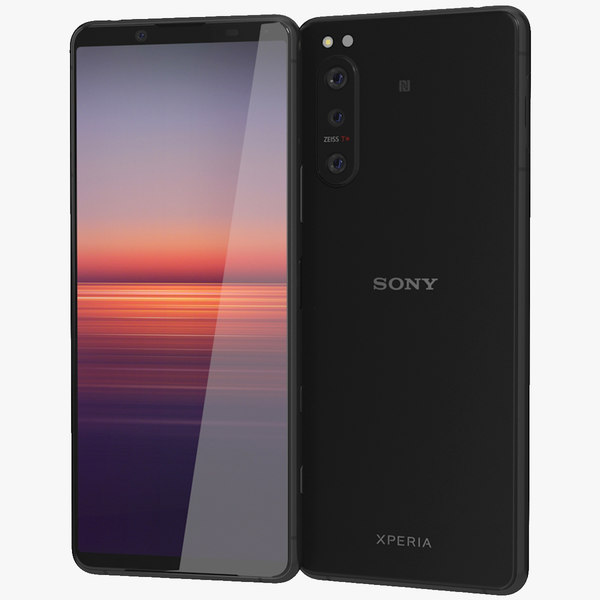 modèle 3D de Sony Xperia 5 II Noir TurboSquid 1624798