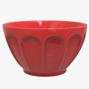 3D breakfast bowl model
