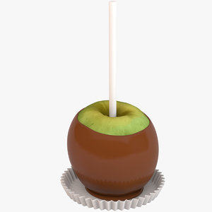 caramel apple green 3D model
