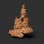 cave desert rock polys 3D model