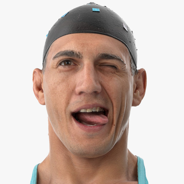 3D model mike human head funny