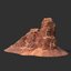 polys landscape mountain nature 3D model