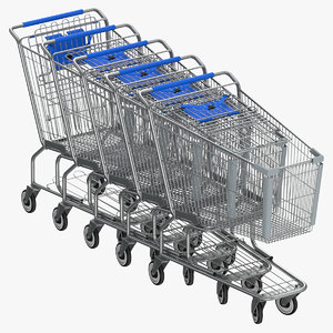Shopping Cart 3d Models For Download Turbosquid Cute cartoon character pushing a shopping cart full of various grocery, walking along the shelves and browsing for fresh healthy and organic food at supermarket. shopping cart 3d models for download
