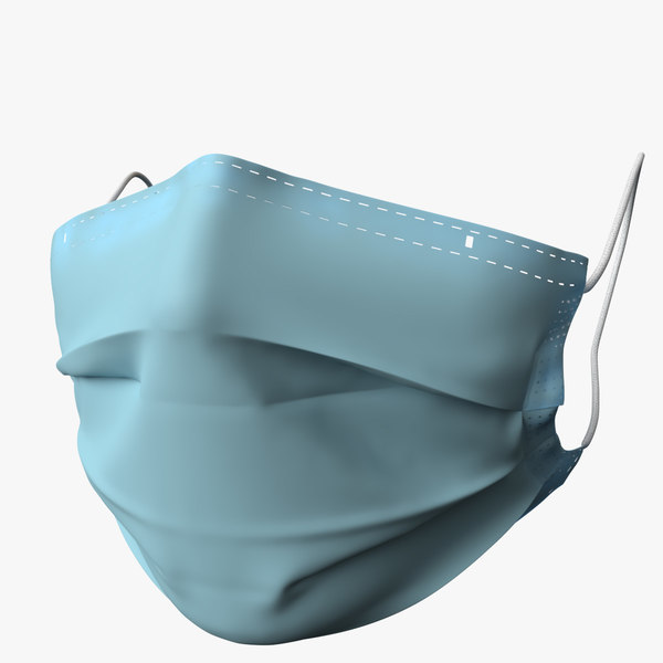 Surgical mask 3D model - TurboSquid 1625101