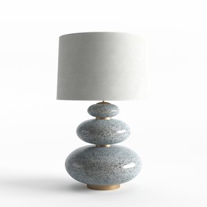 3D lamp granit base model