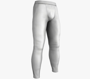 3D white skinny medieval pants