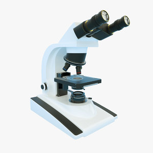 3D microscope octane render pbr