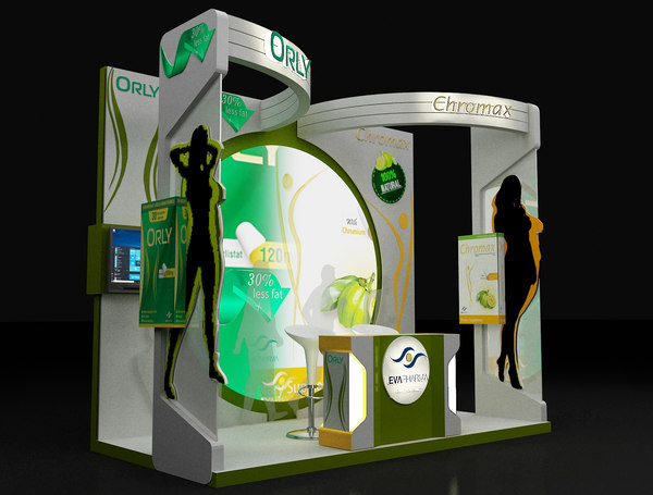 stand exhibition booth 3D model