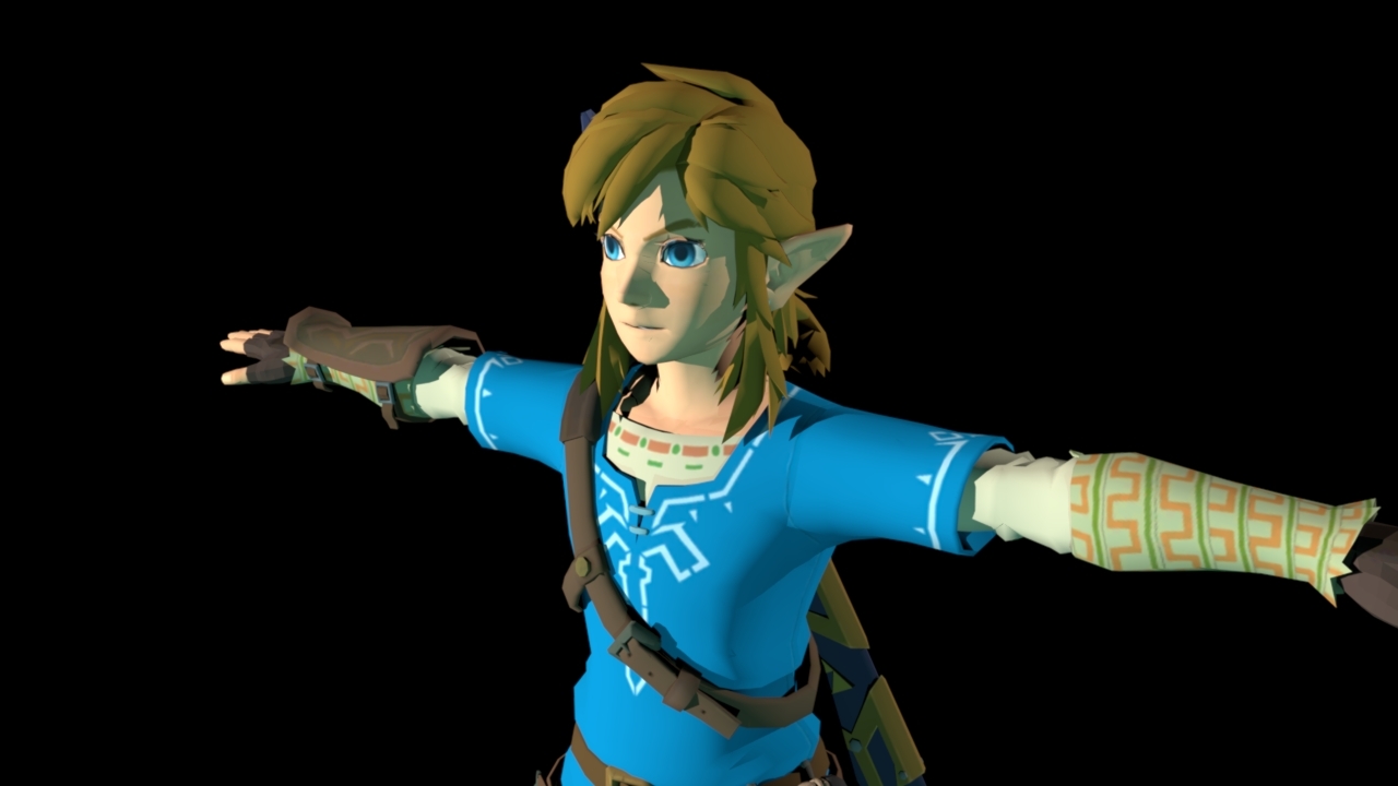 3D tloz botw link model - TurboSquid 1368544