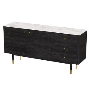 lehome d119 chest drawers 3D model