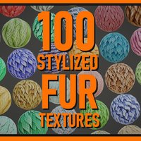 Stylized Fur Textures Bundle