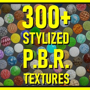 Stylized PBR Textures Bundle