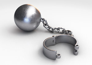 metal ball chain shackle model