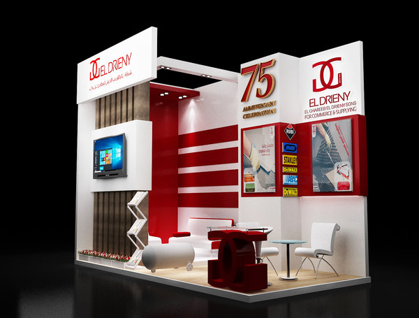 3D stand exhibition booth