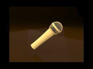 3D model microphone