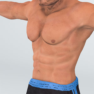 3D model male character
