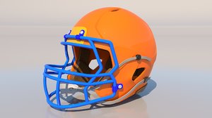 football helmet 3D model