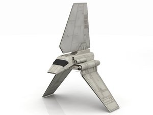 3D imperial shuttle