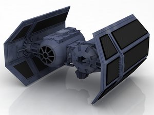 army scifi fighter t 3D model
