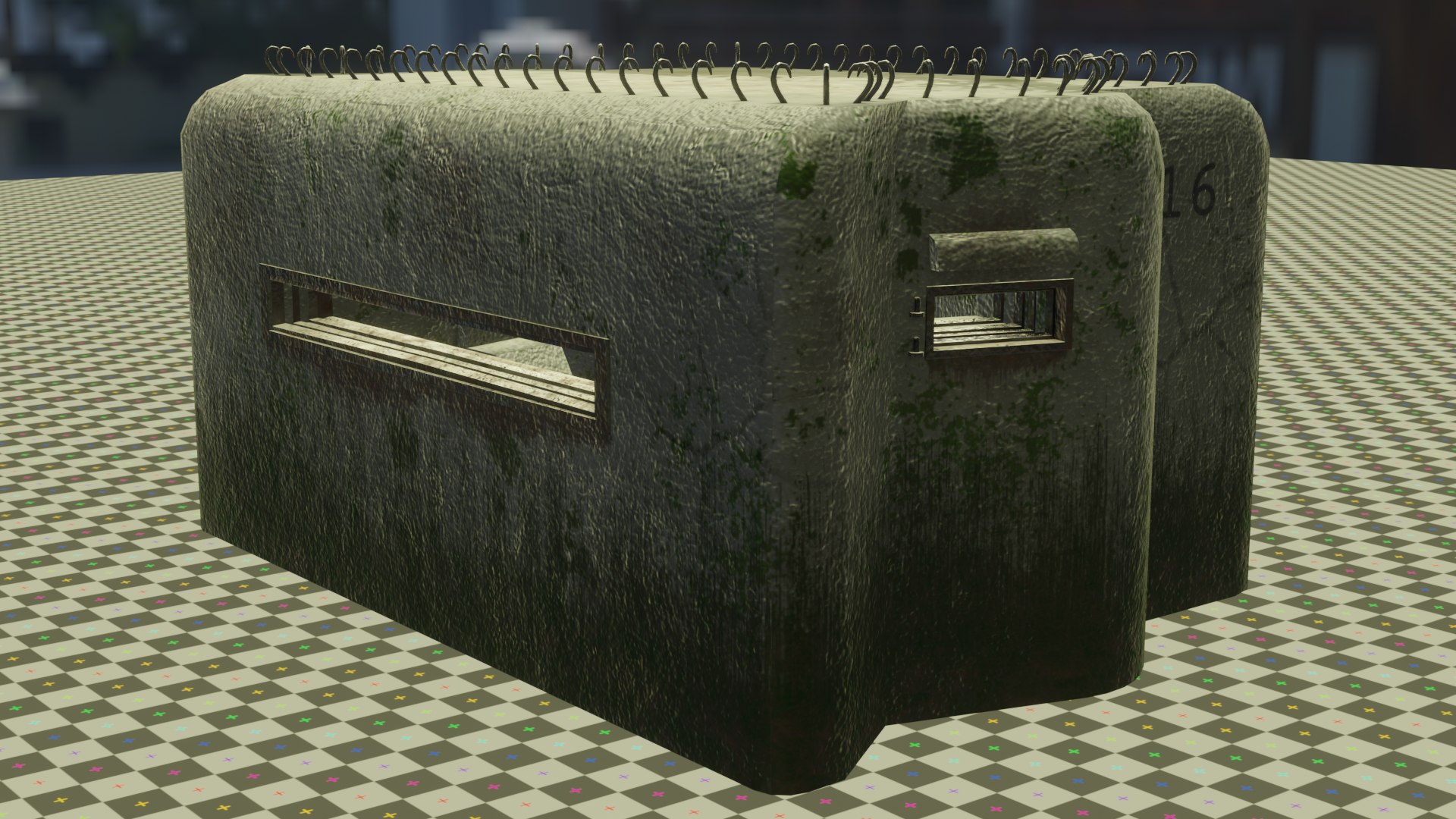 Bunker pillbox 3D model TurboSquid 1626491