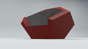 futuristic furniture 3D model