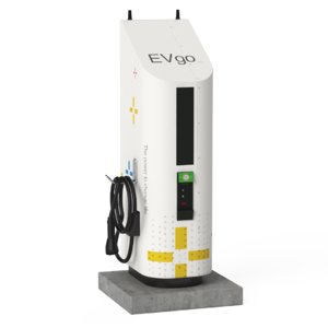 3D model electric vehicle charging station