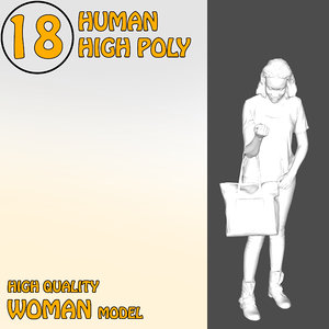 3D human man model