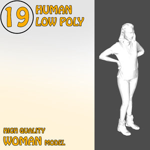 human man 3D model