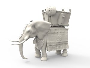 elephant printing 3D model