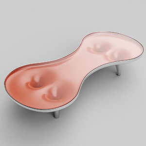 3D model orgone chop table