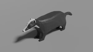 3D model animal mammal nature