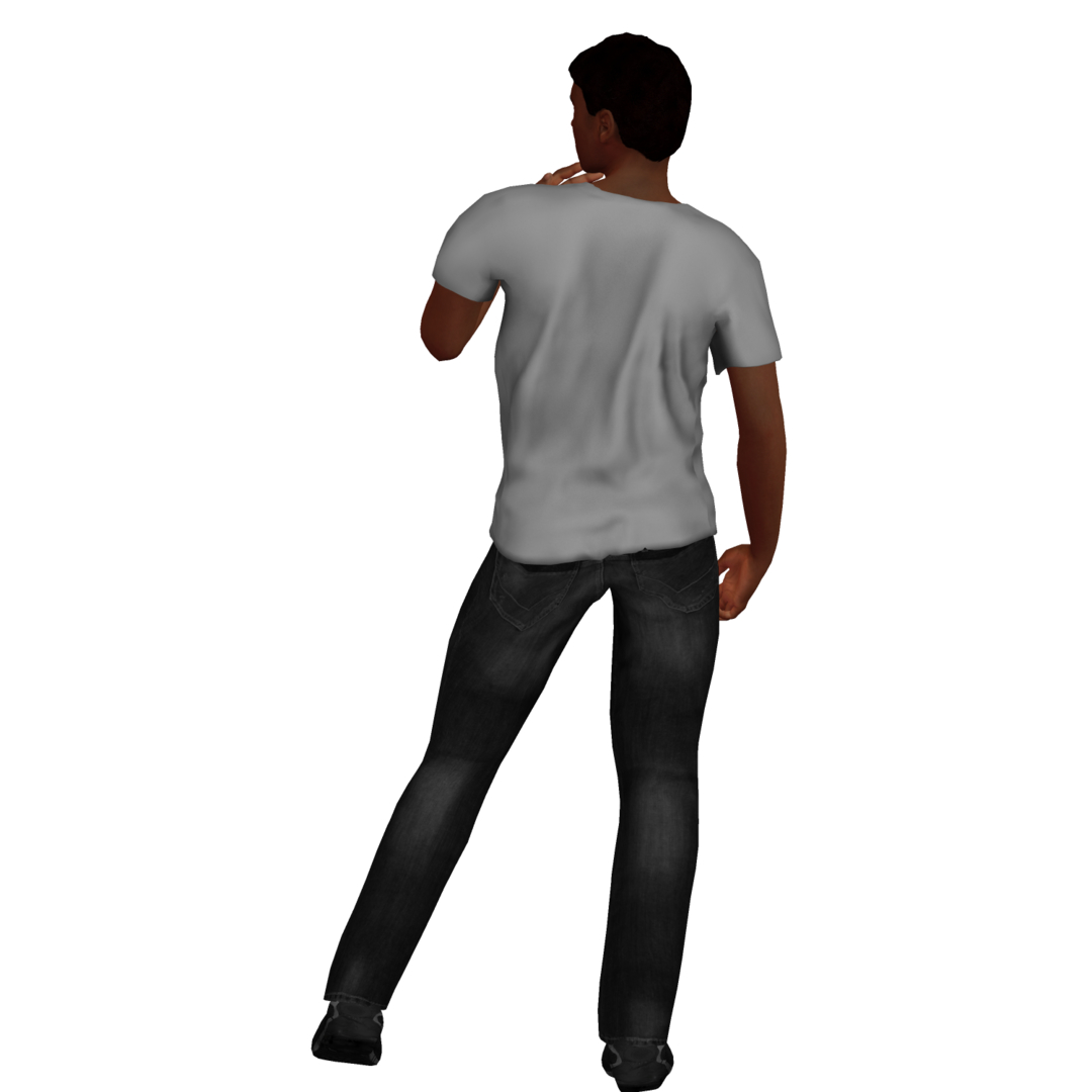 3D adult black man character - TurboSquid 1627479