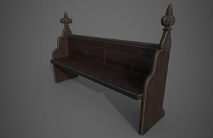 bench gothic 3D