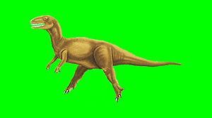 Dinosaur Running Side View