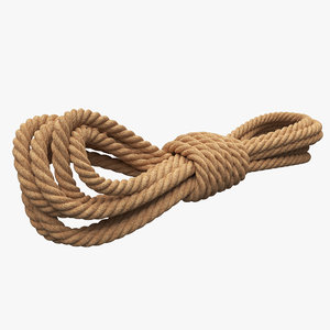 rope knot industrial 3D model