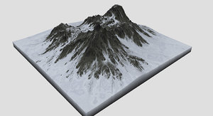 3D terrain maps model