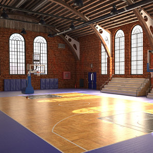 gymnasium arena 3D model