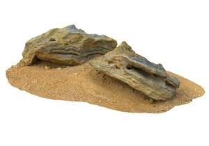 geyser cliff 16k 3D model