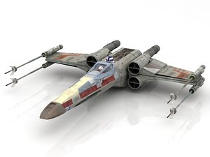 star wars x wing 3D model