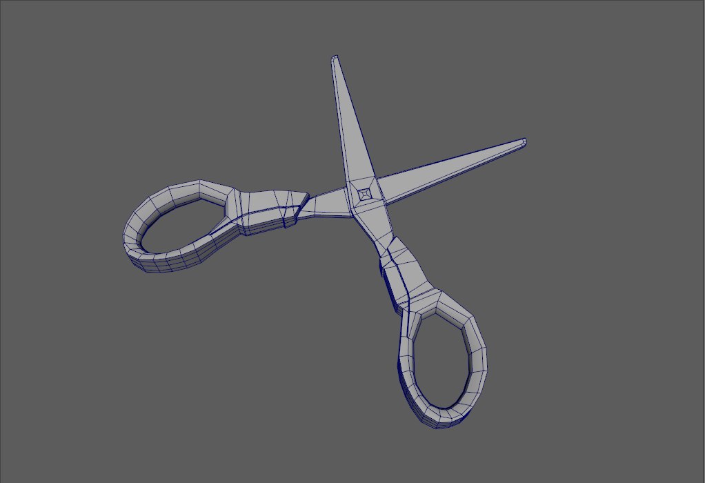 3D scissors TurboSquid 1627922
